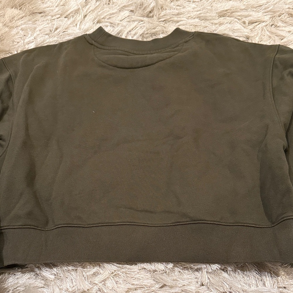 Cult Gaia X Gap Sweatshirt - Olive Green Gaia Sweatshirt View 3